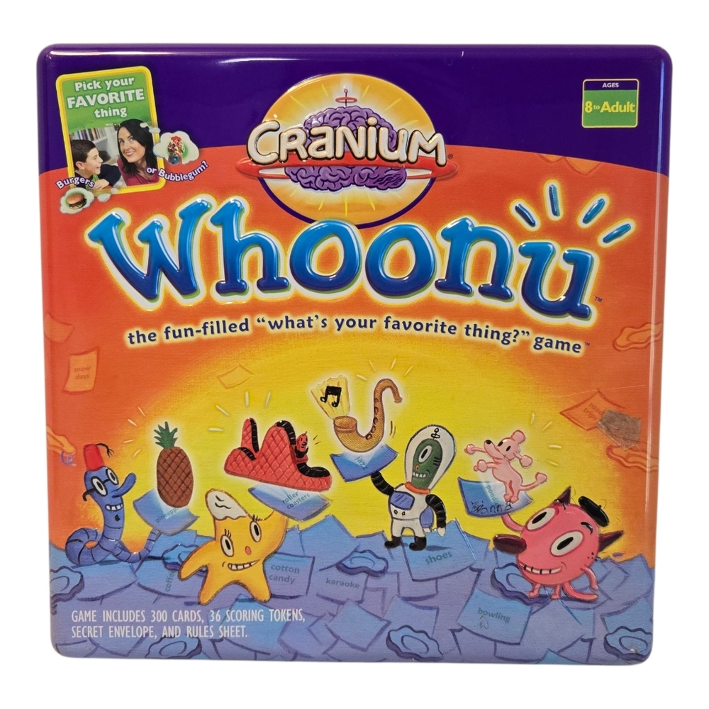 Cranium Whoonu Deluxe Tin Edition 2005 **COMPLETE**